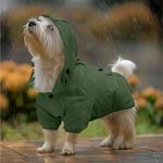 Navaris Hooded Dog Raincoat - Dog W
