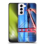 Head Case Designs Golden Gate Bridge San Francisco Best Of Places Set 3 Hard Back Case and Matching Wallpaper Compatible With Samsung Galaxy S21 5G