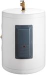 Electric Water Heater 10 Gallon, 1.6Kw instant Water Heater with Instant Hot Water, LED Display, Knob Control, IPX4 Waterproof, Side Connections - Compact for Bathroom, Kitchen, RV, Apartment