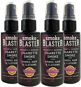 Smoke Blaster Odor Neutralizer Spray, 2 Fluid Ounce (Pack of 4), Safe and Natural Smoke Odor Eliminator for Hands, Hair and Clothes