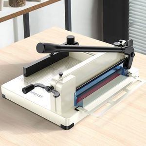 Paper Cutter 12 Inch, Heavy Duty Paper Cutter for A4 Paper, Guillotine Paper Cutter 400 Sheet Capacity, Solid Steel Construction