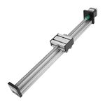 1204 Ball Screw Linear Slide, Linear Guide Rail Linear Stage Actuator with Stepper Motor 400mm Stroke for CNC Linear Position Kit