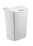 Rubbermaid Spring-Top Wastebasket, 53-Quart, 13 1/4 Gallon, White (FG233900WHT)