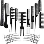 10 Pieces Hair Barber Styling Comb 