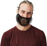 AMAZING Black Beard Nets 19" x 9". Disposable Nylon Protective Beard Covers with Single Loop., Black, 100 Pack