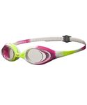 Arena 92338-LIME FUCHSIA-WHITE-CLEAR Spider Jr. Swim Goggles