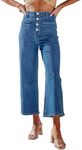 SIDEFEEL Women's Wide Leg Jeans Hig