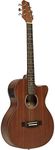 Stagg 6 String Acoustic-Electric Guitar, Right, Natural (SA25 ACE MAHO)