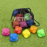 FORZA Reflex Reaction Balls [2 Sizes] | Speed And Agility Training | Hand-Eye Coordination Equipment (Standard [6 Pack])