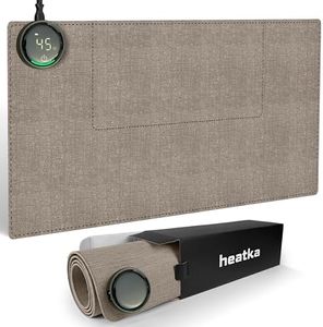 Heatka Dual Zone Heated Desk Mat, Large
