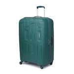 American Tourister Ivy 2.0, 68 Cm Medium Printed Hardside Polypropylene Check-in 4 Wheels Spinner Suitcase with Mounted TSA Lock & Smooth Sliding Wheels for Women & Men - Dark Forest,Green