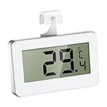 Fridge Thermometer Digital, Brifit Digital Fridge Freezer Temperature Thermometer with Large LCD Display Frost Alarm °C/°F Convertible Fridge Thermometer, for Home, Office, Baby Room, Black