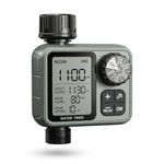 HASTHIP® Automatic Water Irrigation Timer for Garden Drip Sprinkler System LCD Smart Watering Timers Outdoor Irrigation Timer Automatic Sprinkler Timers