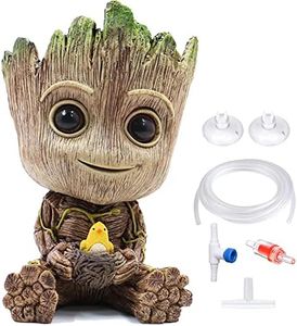 TEEMO Aquarium Groot Air Bubbler Decorations,Air Bubbler Decorations for Fish Tank.