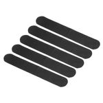 PATIKIL 9" Golf Hat Sweat Liner, 60 Pcs Disposable Cap Sweat Guard Liner Cap Absorbent Sweat Pad for Sun Hat, Golf/Baseball/Tennis Hats, Black