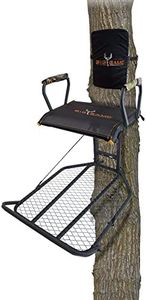 Big Game Captain XC Hang-On Treestand, Lightweight Steel Construction w/Flip-Back Flex-Tek Seat, 300 lbs Weight Rating, 24"x30" Foot Platform