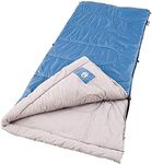 Coleman Sun Ridge 40°F Sleeping Bag, Cool-Weather Lightweight Sleeping Bag for Adults, Machine Washable, Draft Tube Prevents Heat from Escaping, Great for Camping, Traveling, Sleeping & More