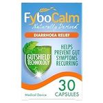 FyboCalm Diarrhoea Relief, 30 Capsules, Long Lasting Relief from Recurrent Diarrhoea due to IBS, Gluten Free, Lactose Free, Relieve and Prevent Gut Symptoms Recurring, Pre Biotic