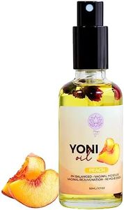 Magic V Yoni Oil Spray for Women – Organic Feminine Care Vaginal Moisturizer, pH Balance & Odor Control, Soothes Ingrown Hair & Razor Bumps - Peach Scent