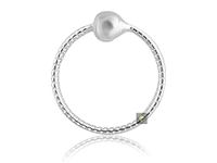 Nemichand Jewels 925 Sterling Silver Nose Pin/Nose Ring For Women