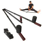 Comfortable Leg Stretcher - Stainless Steel Leg Split Machine - Boosts Range of Motion and Stretching Flexibility - Adductors Stretch - Pole Dance, Yoga, Fitness, MMA, Dance & Gymnastics