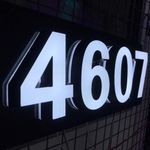 LED House Numbers Vertical | Horizontal Sign Custom Lighted House Number Signs Street Address Plaque Backlit |Frontlit Number Sign (4 letters)