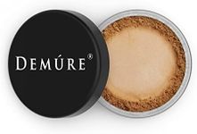 Demure Mineral Makeup, Finishing Powder (Dark), Loose Powder Make Up, Face Powder, Setting Powder Makeup, Professional Makeup.