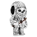 Starwars Grogu Charm Fit Women Bracelet Necklaces Fashion Gifts 925 Sterling Silver DIY Jewelry (Chewbacca Charm 0258)