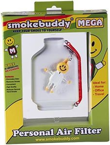 Smoke Buddy Mega Personal Air Purifier Cleaner Filter Removes Odor - White