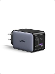 UGREEN 65W USB C Charger 4 Ports Nexode GaN II Fast Charging Block, PD3.0 Compact Power Adapter AU Plug for MacBook Pro, Dell XPS, iPhone 16 Pro Max/15/14, iPad, Galaxy S25 Ultra (PPS 45W), Pixel 9/8
