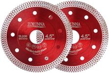 4.5" Diamond Blade for Angle Grinder, Super Thin Tile Saw Blades for Smooth Cutting, 2Pcs Indestructible Disc for Grinder Cutting Porcelain Ceramic Tile Granite Marbles.