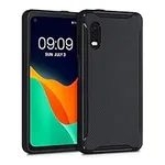 kwmobile TPU Silicone Case Compatible with Samsung Galaxy Xcover Pro - Case Soft Cover - Carbon Black