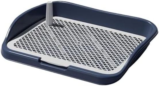 MYCENSE Pee Pad Holder Dog Toilet Indoor Dog Potty Tray Training Pad Dog Potty Tray for Porch Home Use Bedroom Small Medium Animals, Navy Blue