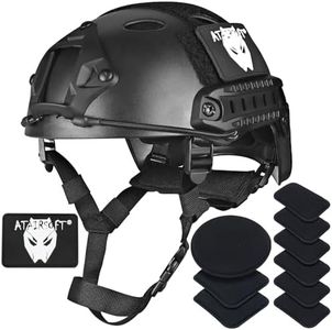 ATAIRSOFT PJ Type Tactical Paintball Airsoft Fast Helmet Black