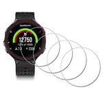 iDaPro [4 Pack] Screen Protector for Garmin Forerunner 235 230 225 220 630 620 Smartwatch Tempered Glass Anti-Scratch Bubble-Free