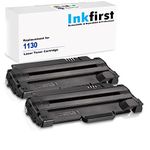 2 Inkfirst® High Yield Toner Cartridges 1130 (330-9553) Compatible Remanufactured for Dell 1130 1135 Black Dell 1130 1130N 1133 1135N