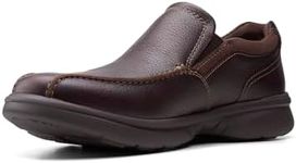 Clarks Bradley Step Mens Slip On, Brown Tumbled Leather, 11.5 US