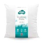 Linens Limited - Cushion Insert 60cm x 60cm, Soft and Plump, Non-Allergenic Sofa Cushion Pad, Easy to Clean, Large Cushion Inner, Perfectly Fits Covers (White)