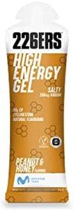 226ERS - High Energy Gel, Gel Energético para Deportistas, Ciclodextrina, Hidratos de Carbono y Aromas Naturales, Uso de Glucosa y Digestión, sin Gluten, Vegano, Sabor Miel y Cacahuete, 1 x 76 g