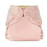 Esembly Cloth Diaper Outer, Waterproof Cloth Diaper Cover, Swim Diaper, Leak-Proof and Breathable Layer Over Prefolds, Flats or Fitteds, Reusable Diaper with Snap Closure, Size 1 (7-17lbs), Blush