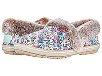 Skechers Women's BOBS Too Cozy Winter Howl Slipper, Natural-multi-dog, 9.5