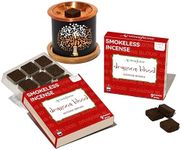 Aromafume Incense Bricks + Exotic Incense Burner | Pack of 18 (9x2) | Home/Room Fragrance | Gifts