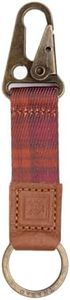 Cool Keychain Clip for Men & Women | Key Ring for Wallets & Keys (Rosewood)