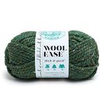 Lion Brand Yarn Wool-Ease Thick & Quick Yarn, Soft and Bulky Yarn for Knitting, Crocheting, and Crafting, 1 Skein, Kale