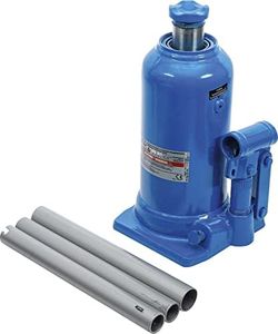 BGS 70042 | Cric à vérin hydraulique | avec double piston | 5 t, bleu,gris