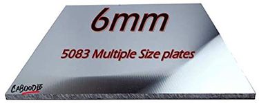 6mm Aluminium Sheets/Plates MULTIPLE SIZES & PACK QTYS - Great for DIY/Fixing Plates, crafts, mounts, stands, billets, blanks, trims, cappings, vehicle & trailer repairs to name a few.