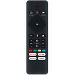 URMT26CND001 Replace Voice Remote Applicable for Philips Android TV 43PFL5704/F7 50PFL5604/F7 43PFL5766/F7 365PFL5504/F6 65PFL5604/F7 50PFL5766/F7 55PFL5766/F7 PFL5604/F7 55PFL5604/F7 65PFL5766/F7