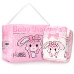 LittleForBig Adult Printed Diaper 10 Pieces - Baby Usagi (Large 36"-48")