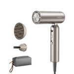 DREAME Pocket Hair Dryer (2026) – Foldable, Ultra Lightweight Blow Dryer, 110,000 RPM Fast Drying, 300M Negative Ions, Low Noise, 2 Snap-on Magnetic Attachments, Compact Travel Hair Dryer for Home, Gym & Travel