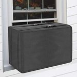 Window air Conditioning Cover Heavy-Duty Winter Outdoor Window air Conditioning Unit with Adjustable Straps Covering The Bottom (17" W x 13" H x 12" D)